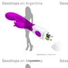 Vibrador con estimulador de clitoris con varias velocidades